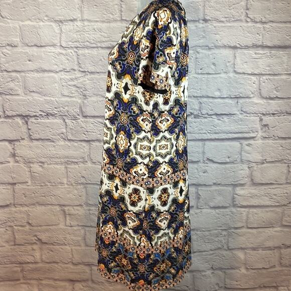 London Times medallion print shift dress - Picture 4 of 6